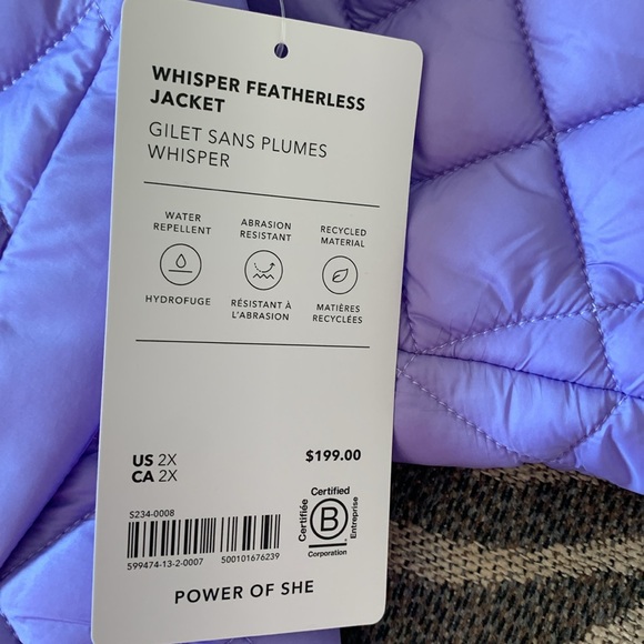 ❄️ATHLETA WHISPER WEIGHT FEATHERLESS QUILTED PUFFER JACKET❄️ - Picture 7 of 10